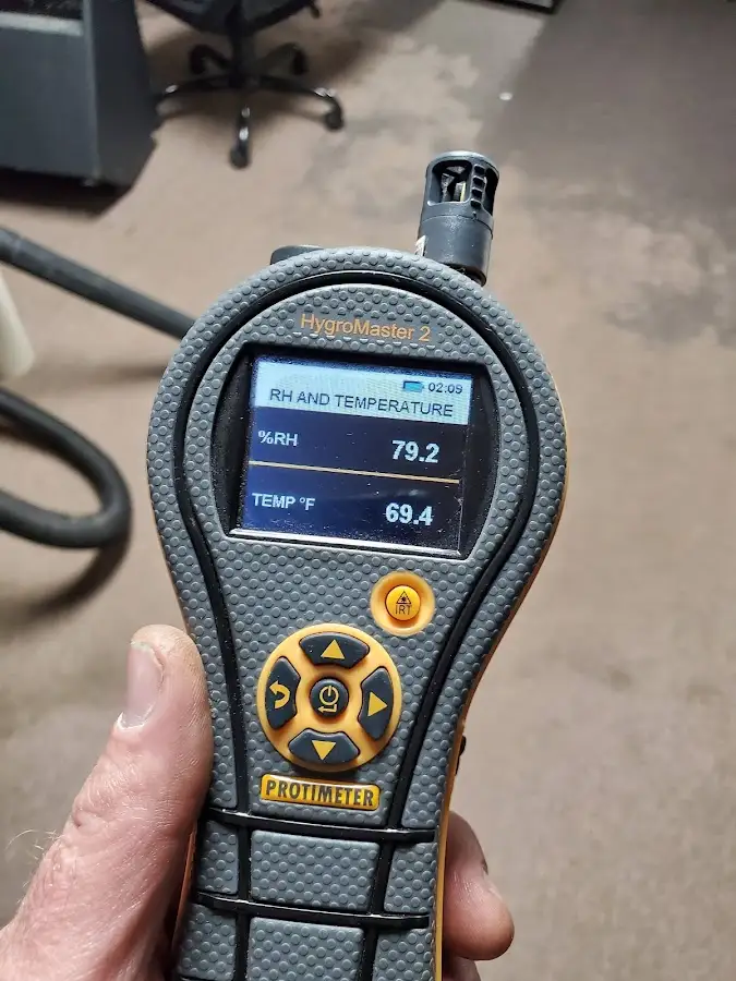 Moisture meter humidity assessment for Mold Remediation & Removal in Maryland Heights